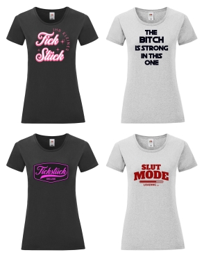 Damen T-Shirts rund Ausschnitt