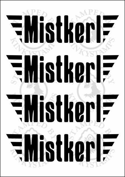 Temporäres Klebetattoo – Mistkerl