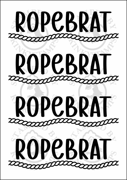 Temporäres Klebetattoo – Ropebrat