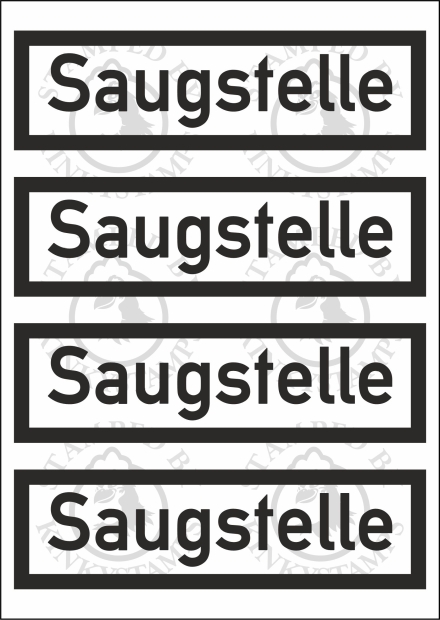Temporäres Klebetattoo – „Saugstelle“