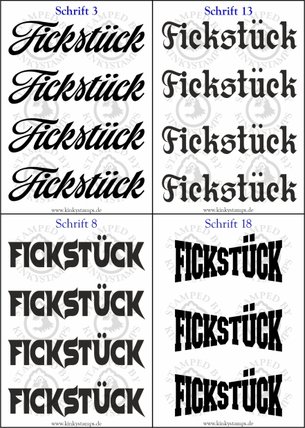 Temporäres Klebetattoo „Fickstück“