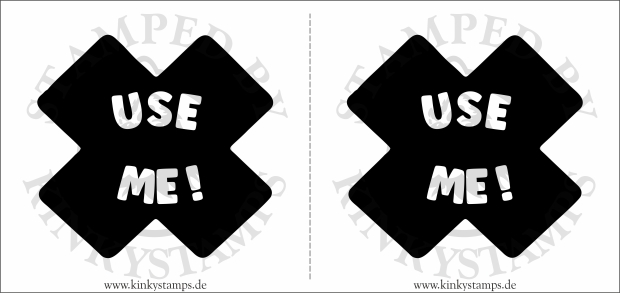 Temporäres Brustwarzen-Tattoo – Use me !