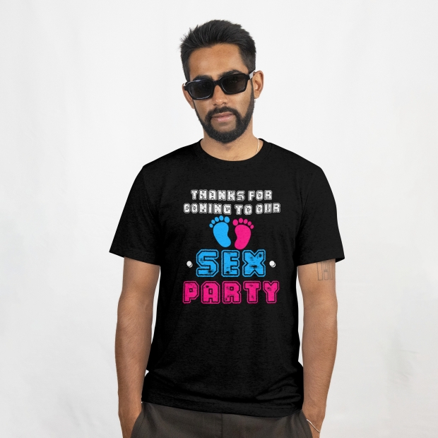 DTF-Bügelfolie - Thanks for coming to our Sex Party -