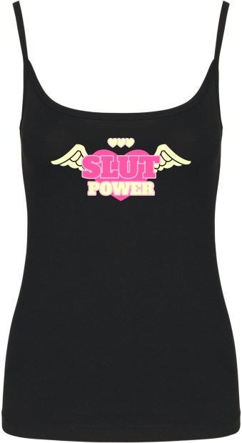 Damen Top mit Träger - Slut Power -
