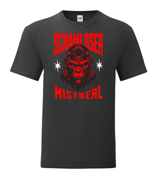 T-Shirt „Schamloser Mistkerl“