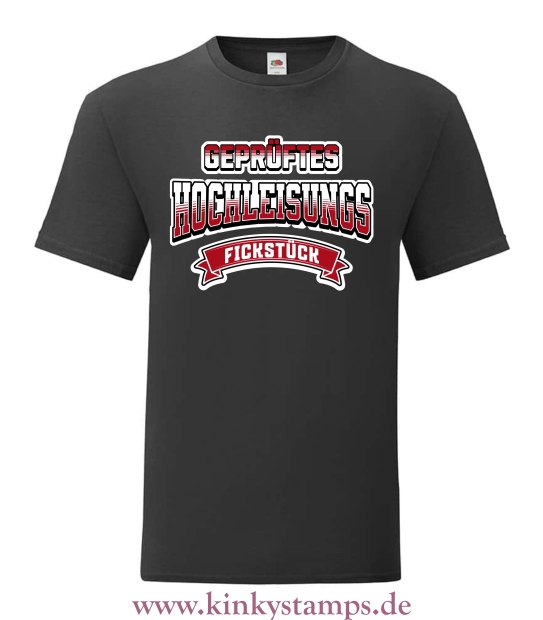 Herren T-Shirt Geprüftes Hochleistungs Fickstück