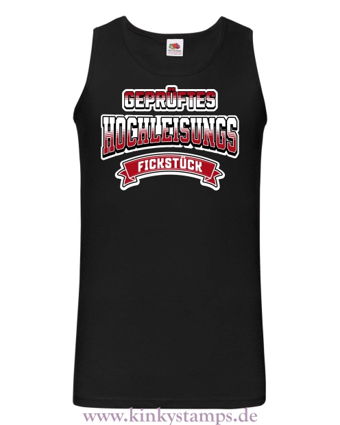 Herren Tanktop Geprüftes Hochleistungs Fickstück