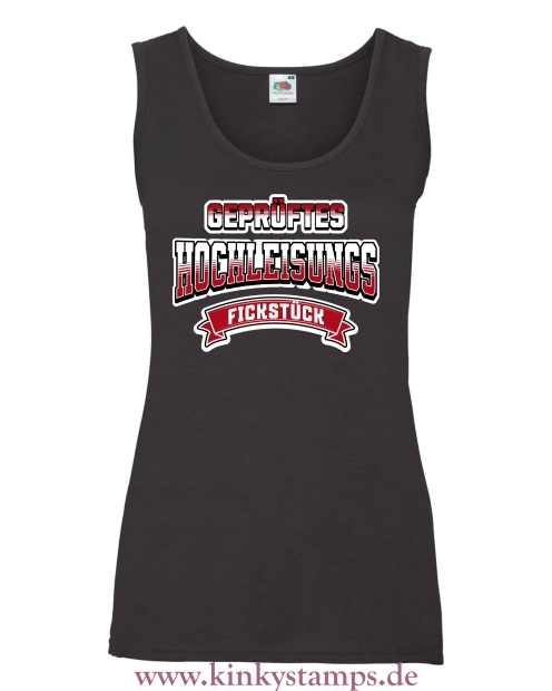 Damen Tanktop Geprüftes Hochleistungs Fickstück