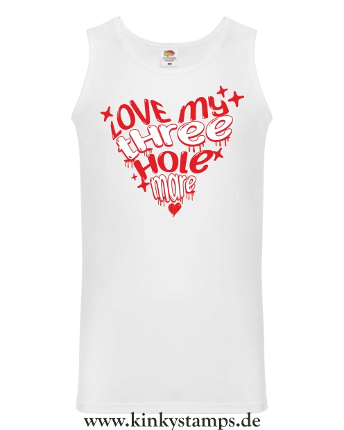 Herren Tanktop Love my three hole mare