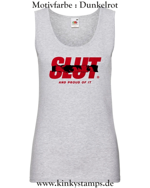 Damen Tanktop  Slut and proud of it