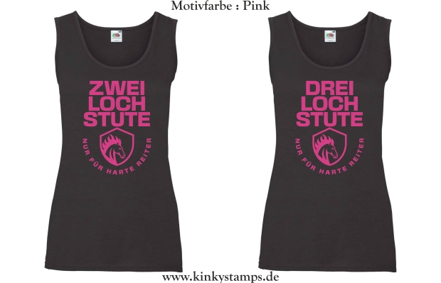 Damen Tanktop 2/3 Loch Stute für harte Reiter