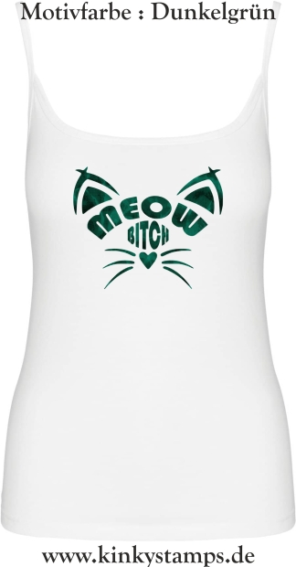Damen Top mit Träger Meow Bitch