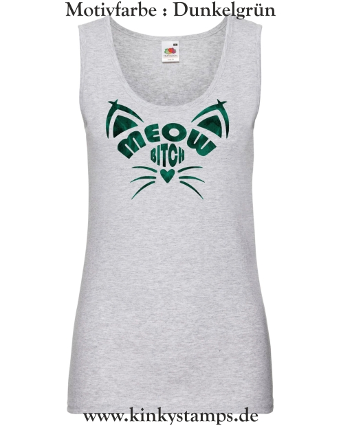 Damen Tanktop Meow Bitch