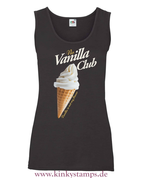 Damen Tanktop No Vanilla Club - Vanilla is not my flavor
