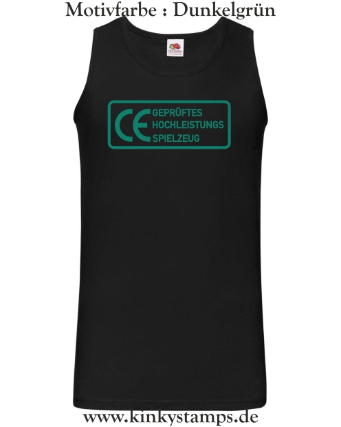 Herren Tanktop CE Geprüftes Hochleistungs Spielzeug 