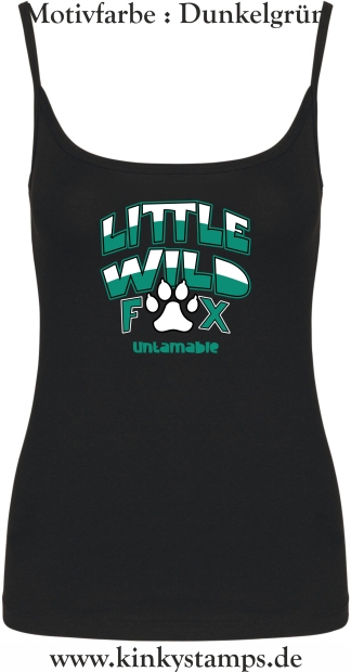 Damen Top mit Träger Little wild Fox - untamable