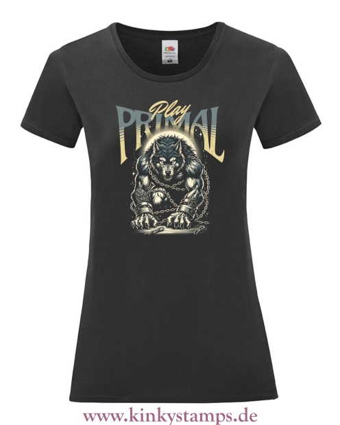 Damen T-Shirt mit rund Ausschnitt Primal Play