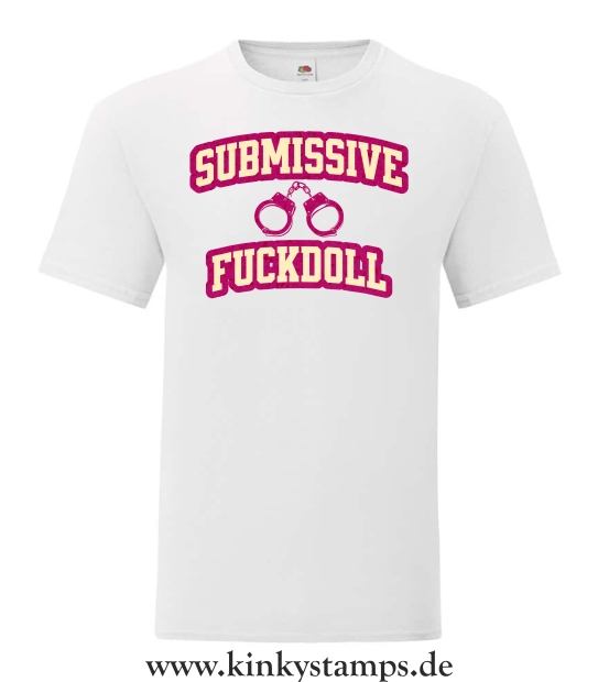 Herren T-Shirt Submissive Fuckdoll