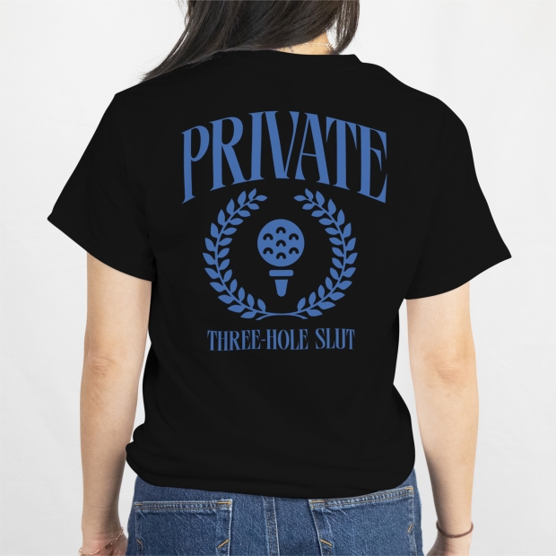 DTF-Bügelfolie PRIVATE THREE-HOLE SLUT