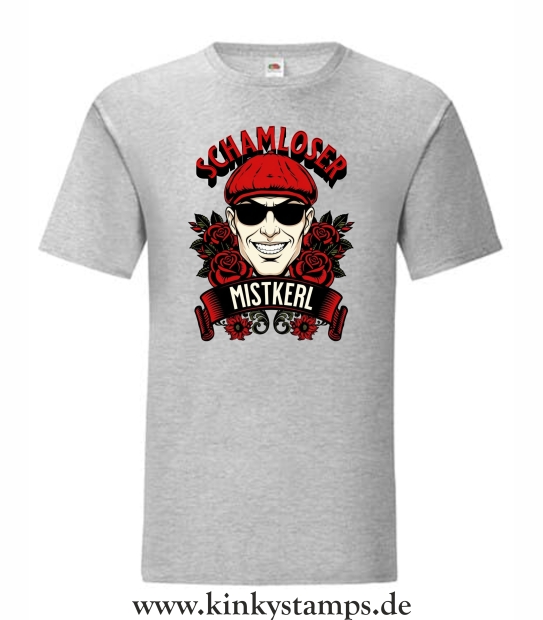 Herren T-Shirt Schamloser Mistkerl