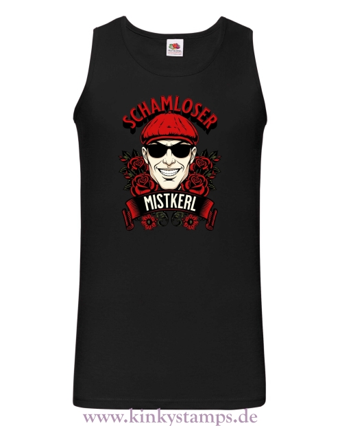Herren Tanktop Schamloser Mistkerl