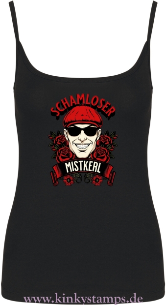 Damen Top mit Träger Schamloser Mistkerl