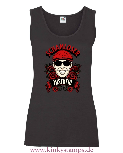 Damen Tanktop Schamloser Mistkerl