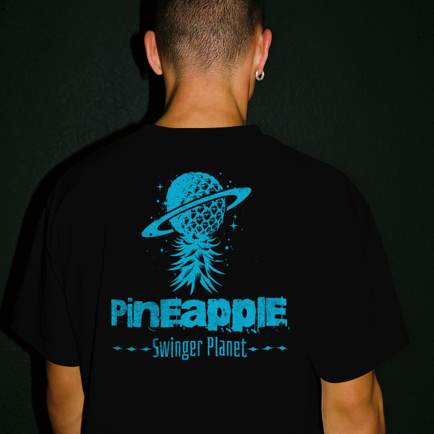 DTF-Bügelfolie Pineapple Swinger Planet