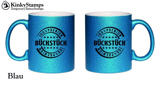 Premium Bückstück Glitzertasse