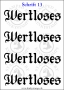 Temporäres Klebetattoo „wertloses“