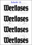 Temporäres Klebetattoo „wertloses“