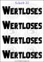 Temporäres Klebetattoo „wertloses“