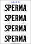 Temporäres Klebetattoo „Sperma“