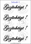 Temporäres Klebetattoo „Gezüchtigt“