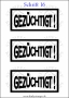 Temporäres Klebetattoo „Gezüchtigt“
