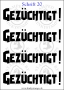 Temporäres Klebetattoo „Gezüchtigt“