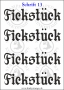 Temporäres Klebetattoo „Fickstück“