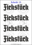 Temporäres Klebetattoo „Fickstück“