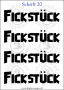 Temporäres Klebetattoo „Fickstück“