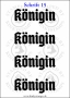 Temporäres Klebetattoo „Königin“