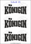 Temporäres Klebetattoo „Königin“