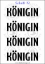 Temporäres Klebetattoo „Königin“