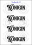 Temporäres Klebetattoo „Königin“