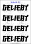 Temporäres Klebetattoo „Geliebt“