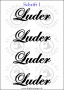 Temporäres Klebetattoo „Luder“