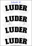 Temporäres Klebetattoo „Luder“
