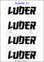 Temporäres Klebetattoo „Luder“