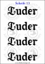 Temporäres Klebetattoo „Luder“