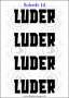 Temporäres Klebetattoo „Luder“