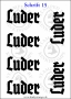 Temporäres Klebetattoo „Luder“